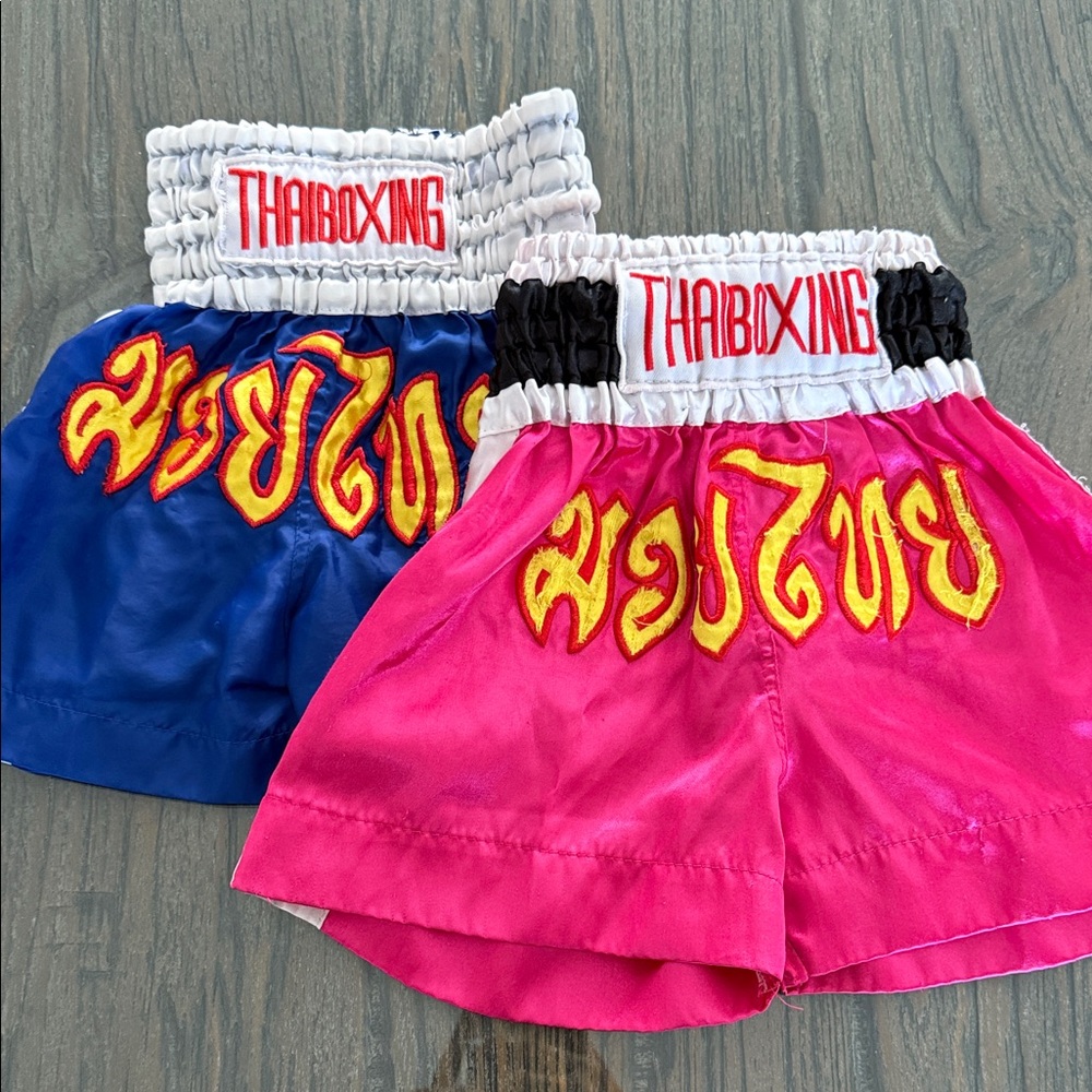 Kids Shorts - Pink and Blue